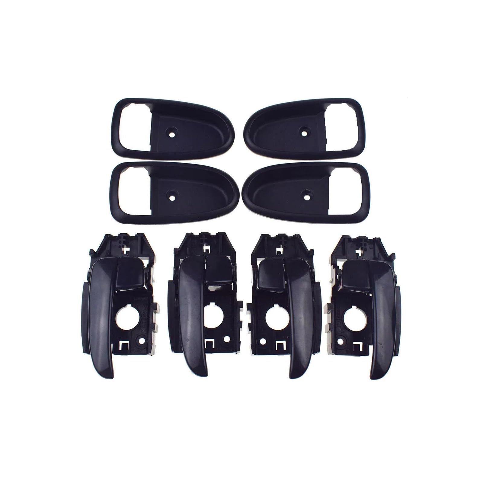 LinQianBhD for Hyundai for Elantra 2001-2006 82610-2D000 82611-2D000 82621-2D000 83611-2D000 83621-2D000 8Piece Set Inner Door Handles Inner Car Door Handle