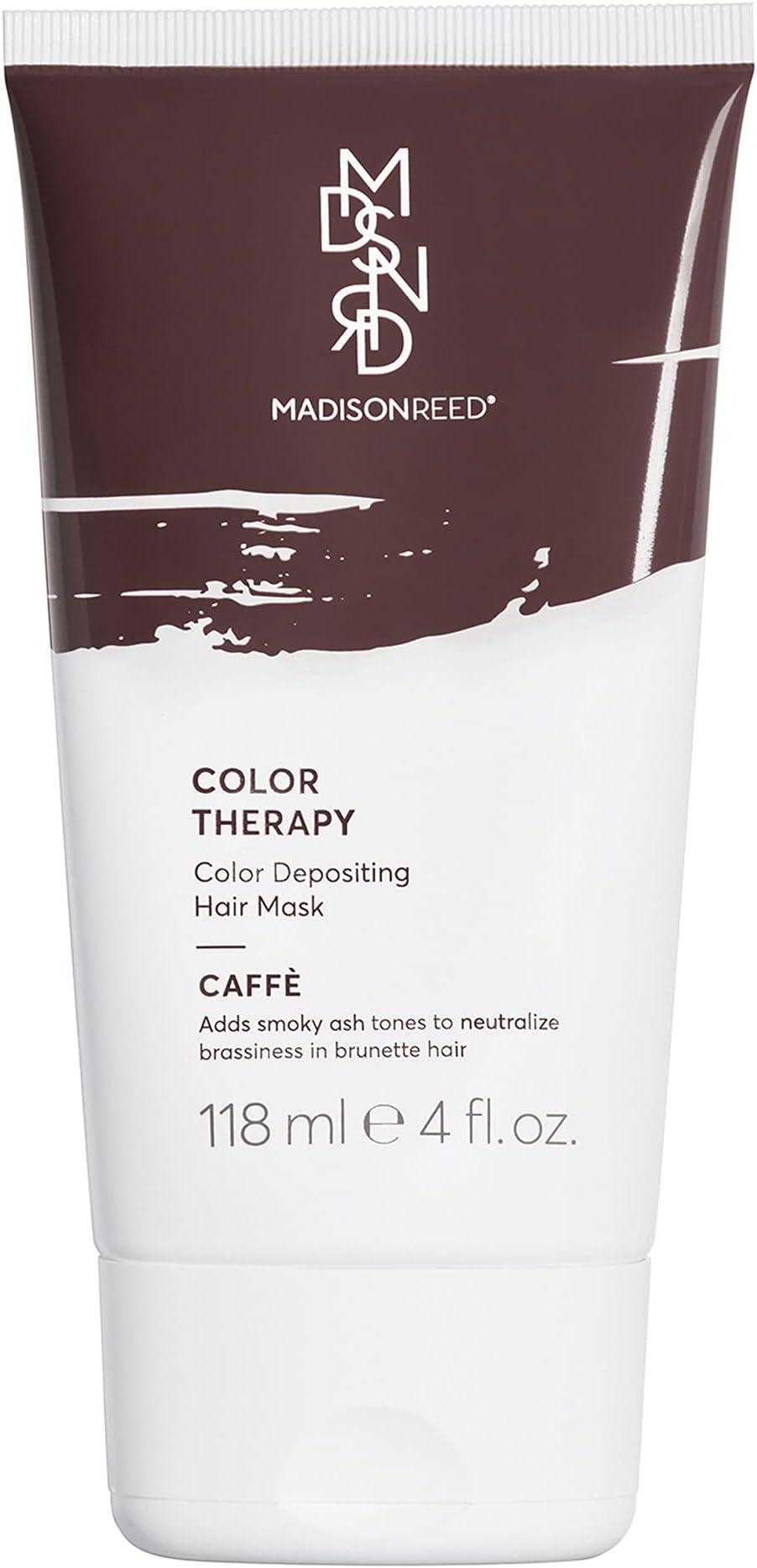 Madison Reed Colour Therapy, Caffe, Colour Depositing Hair Mask & Deep Conditioning Treatment, Intensely Hydrating, Refreshes Colour & Tone, Keratin & Argan Oil, 4 Fl Oz (118 mL)