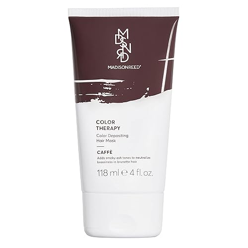 Madison Reed Color Therapy, Café, Máscara capilar depositante de color y tratamiento acondicionador profundo, intensamente hidratante, refresca el