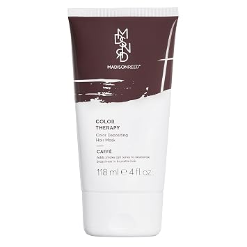 Madison Reed Color Therapy Caffe Brown | SmartDye Color Depositing Hair Mask, Neutralizes Brassiness in Brunette Hair, Deep Conditioner, Ammonia-Free