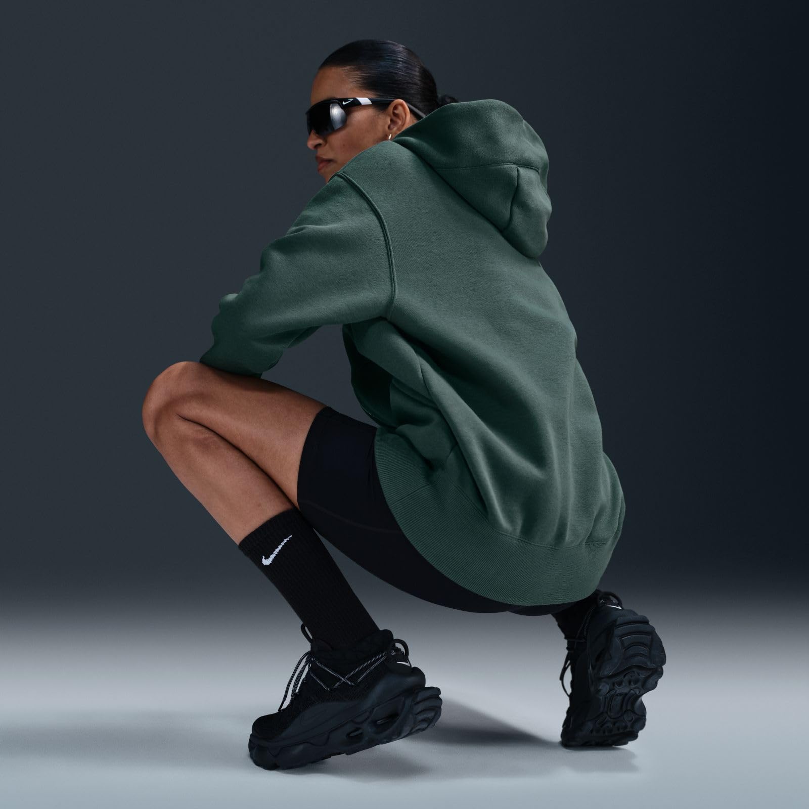 Nike Damen Nike Sportswear Phoenix Fleece Oversize-Damen-Hoodie mit Durchgehendem Reißverschluss Hooded Full Zip Ls Top