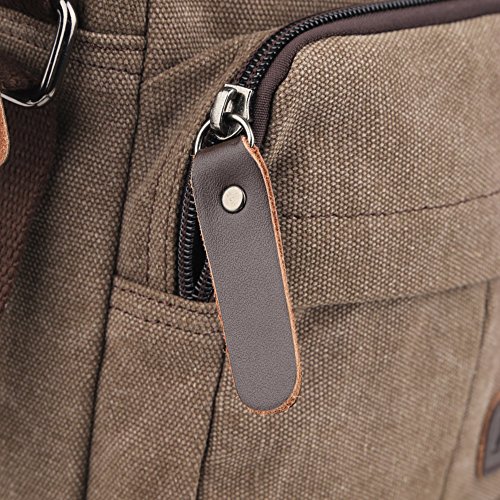 Koolertron zaino borsa uomo donna in tela a