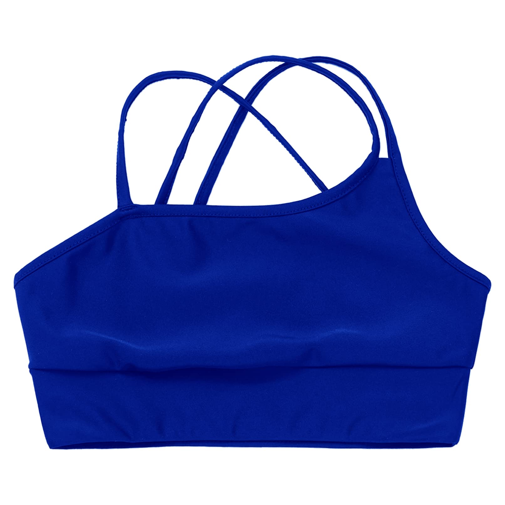 TiaoBug Sujetador Deportivo para Niñas Camiseta Tirantes Deportes Elástica Tank Top Gimnasia Danza Fitness Running