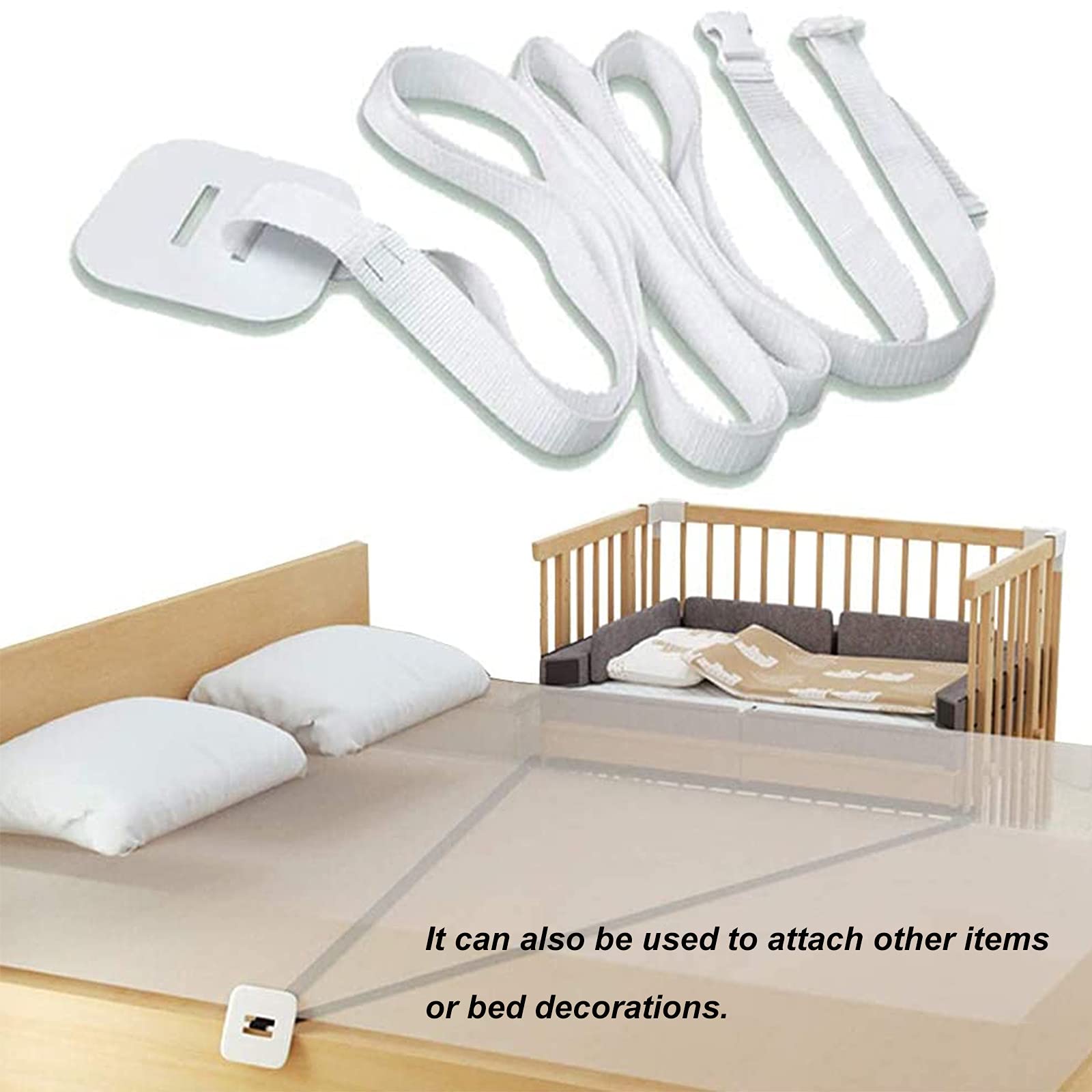 Sangle De Lit Bébé 7m - Sangle De Garde Lit D'Appoint Universelle Réglable Pour Sécurité Enfant