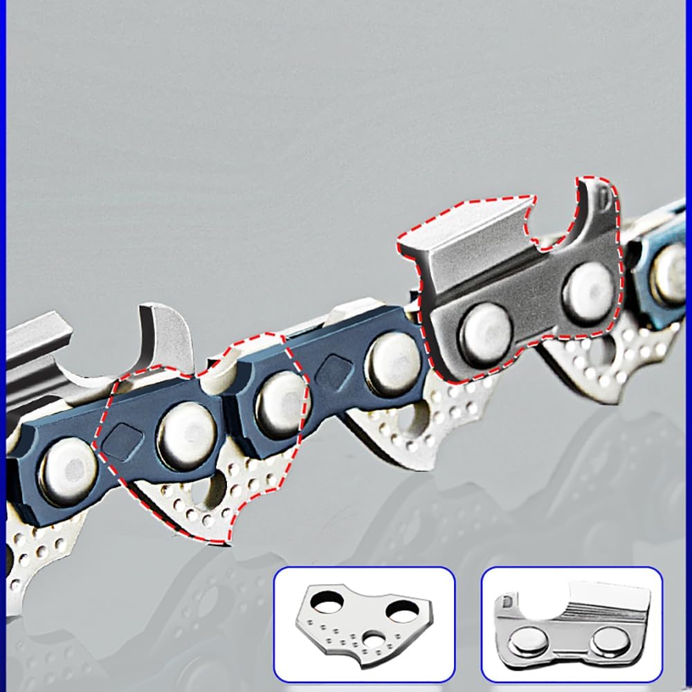 DSkoiph 2 PACK 8" Pole Saw Chain Replacement for Dewalt DCPS620B DCPS620M1 DCCS623B DCCS623L1 20V MAX XR Li-Ion Pole Saw Pole Saw 34DL 043 Chainsaw Saw Chain