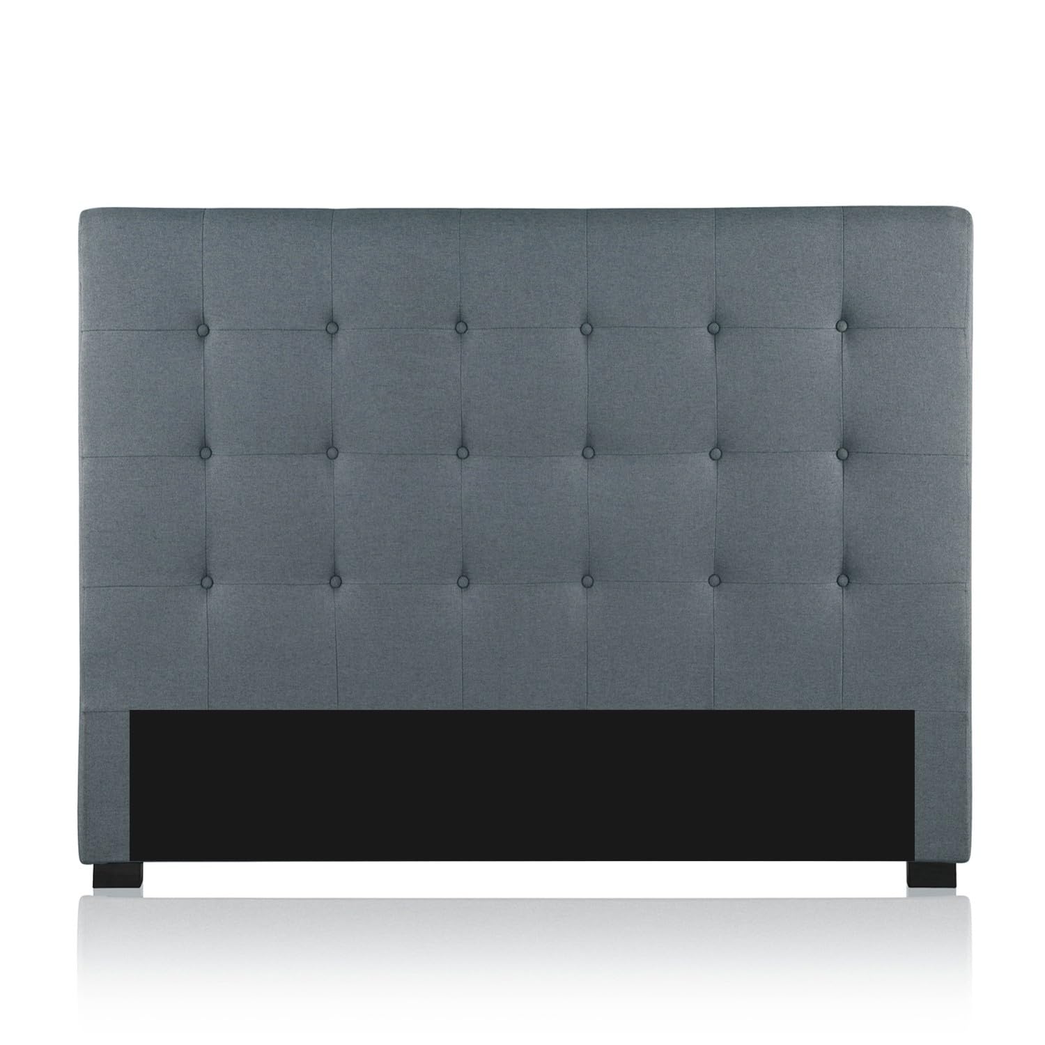 INTENSE DECO Tête de lit capitonnée Premium Tissu 160cm Gris