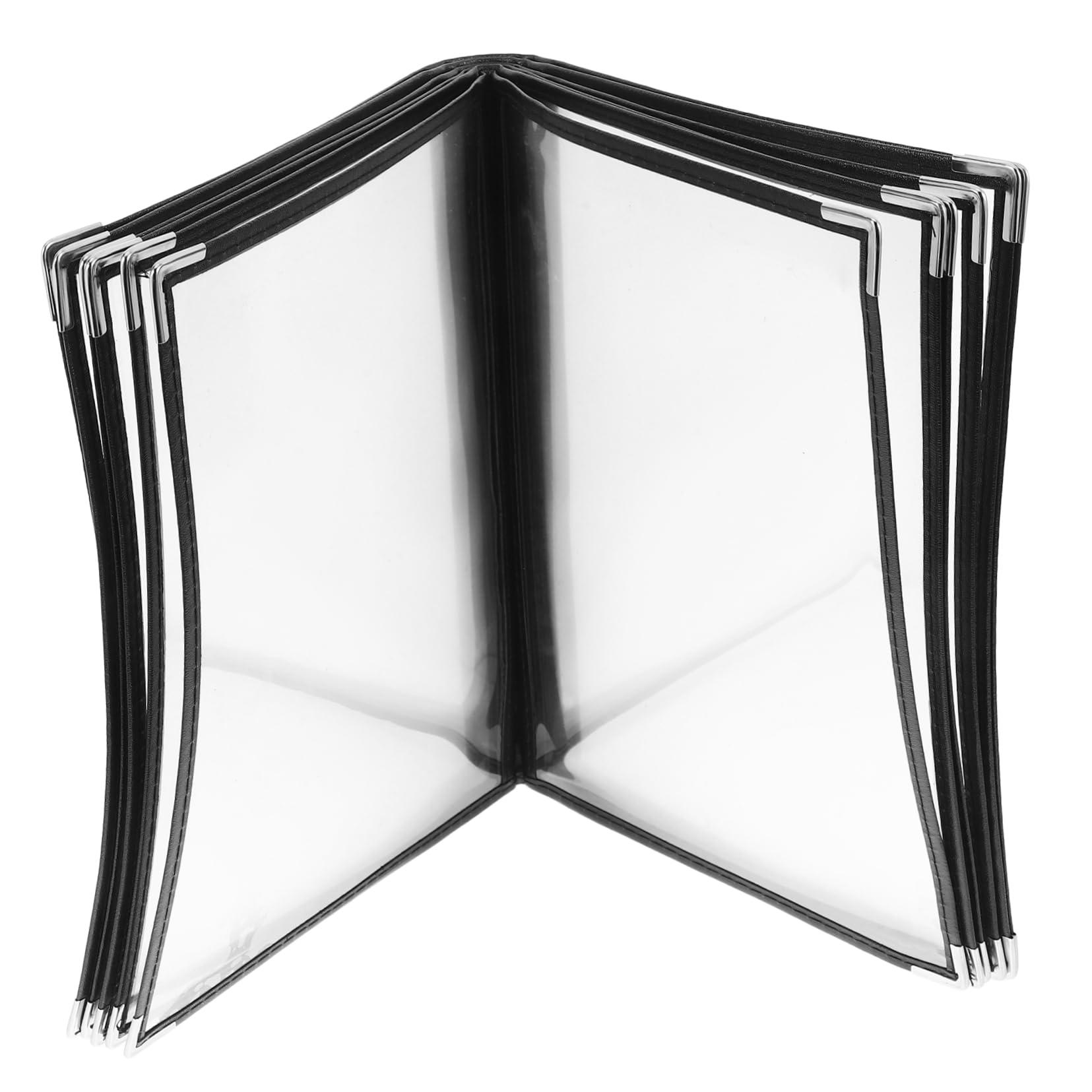 Zerodeko De Recetas Transparente De Pvc De Lados Portamenús Para Restaurantes y Cafeterías Suministros Para Restaurantes Cubiertas Transparentes Para Menús