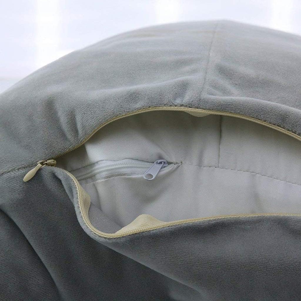 CSCDD 腰椎枕 - オフィスや台所の椅子のための腰椎サポート枕、車のシートや車椅子は、取り外し可能な洗えるカバーと企業が付属して