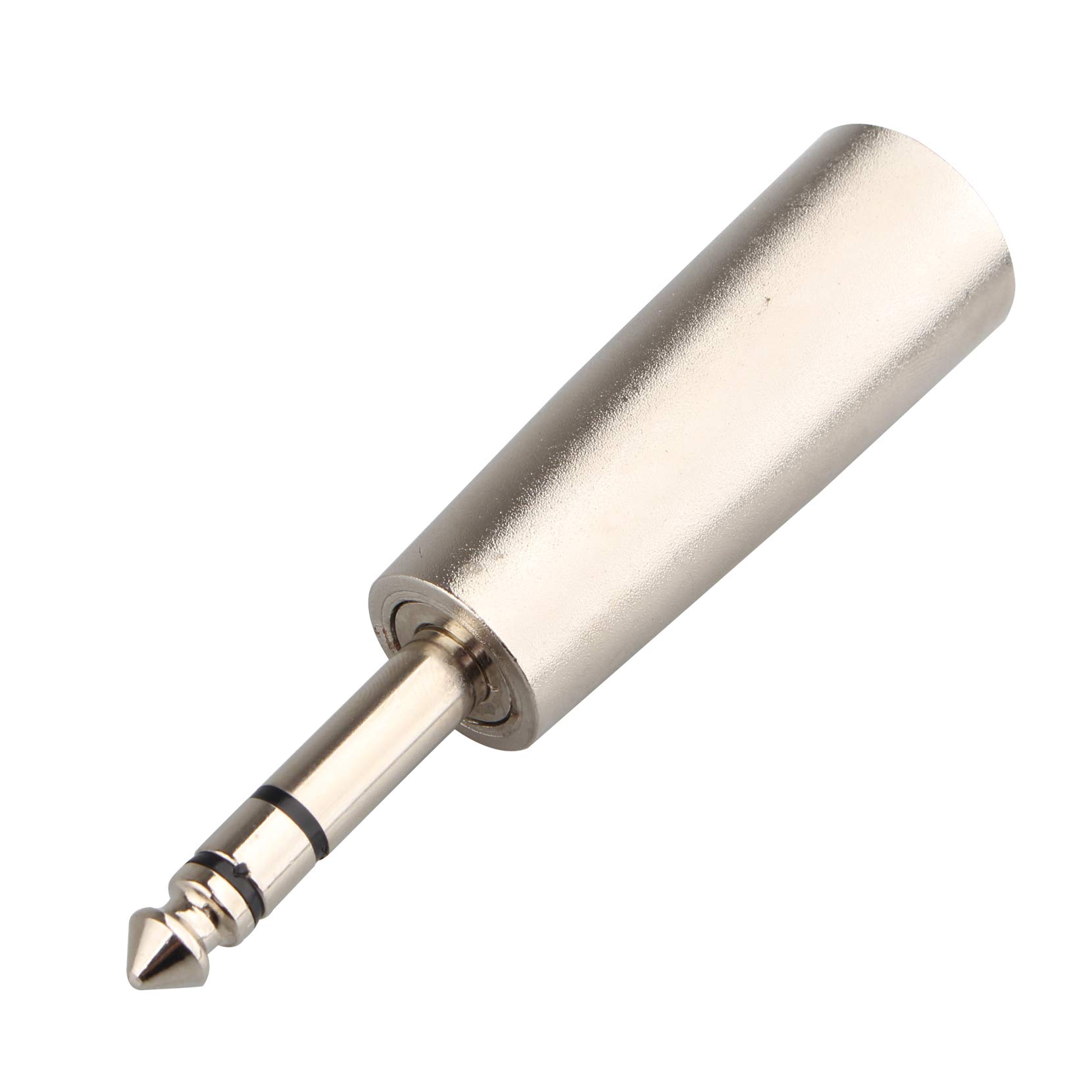 Adattatore TRS A XLR Da 6,35 Mm - 2 Pezzi, Nichelato, Per Audio Professionale - Foto 4