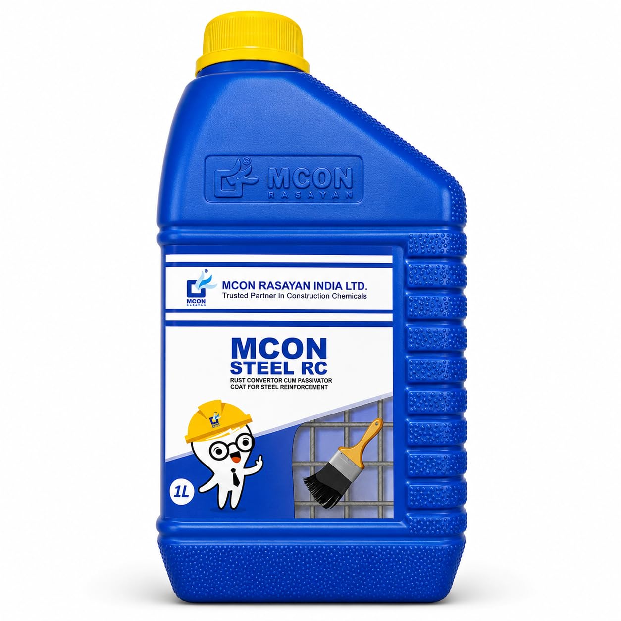 MCON Rasayan MCON Steel RC Rust Converter Cum Passivator Coat for Steel Reinforcement | Anti Rust Primer & Rust Remover Coating | Corrosion Protection | 1 Litre-image-14