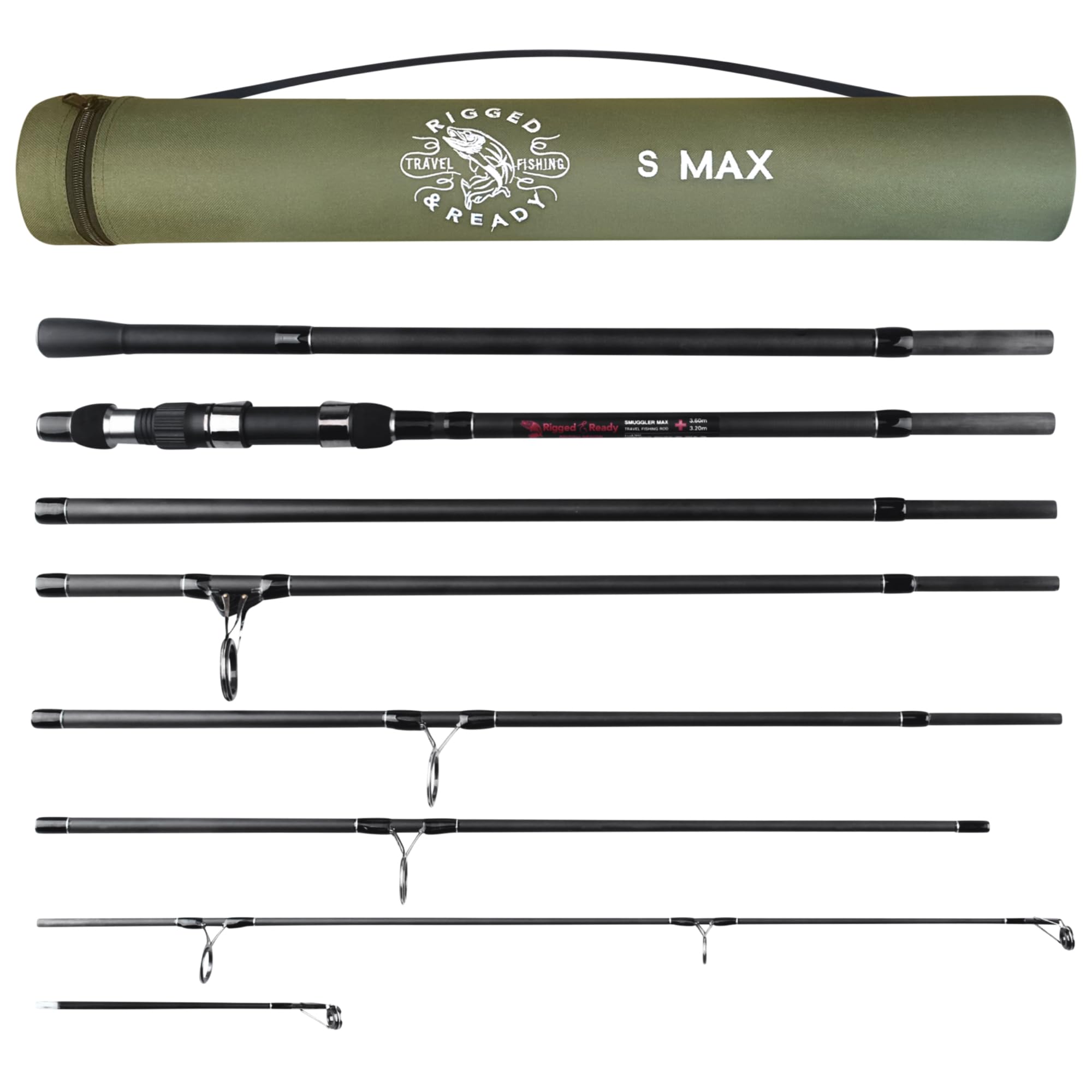 未使用大型魚用トラベルフィッシングロッド　RIGGED & READY SMAX Amazon.co.jp: Rigged and Ready S MaxとS ミッドトラベルフィッシング