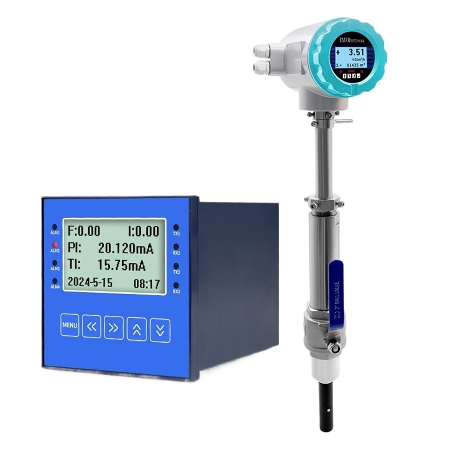 1 caudalímetro electromagnético de control remoto for medir el consumo de agua.(DN65-PTFE-LINING)