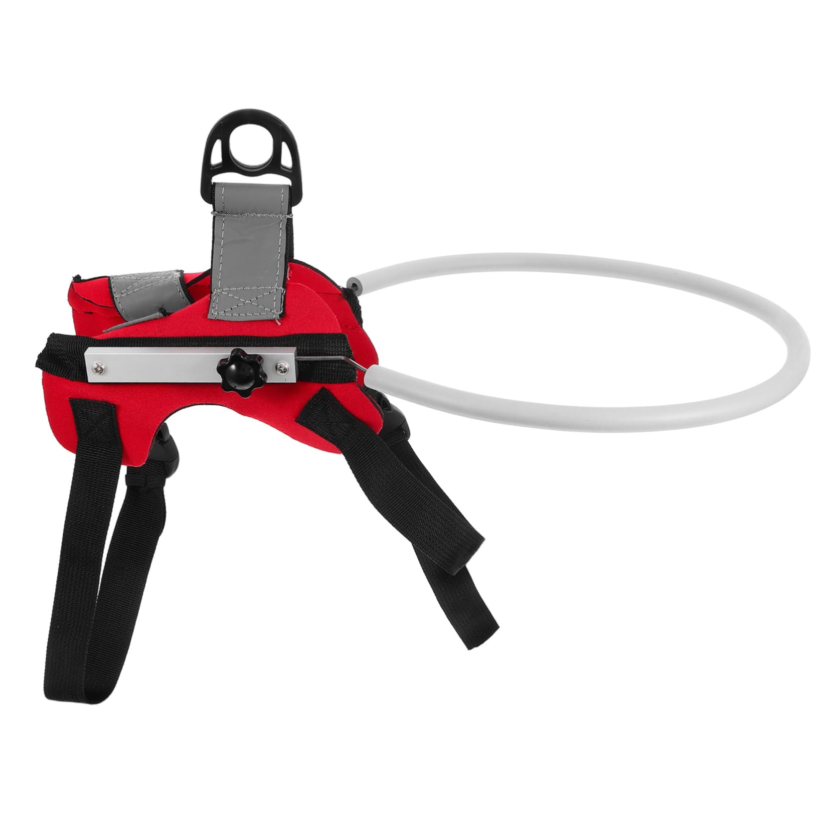 Abaodam Collier de Navigation pour Chien Aveugle Rouge Réglable | Protection les Obstacles, Design Confortable et Facile à Utiliser, pour Chien Malvoyant
