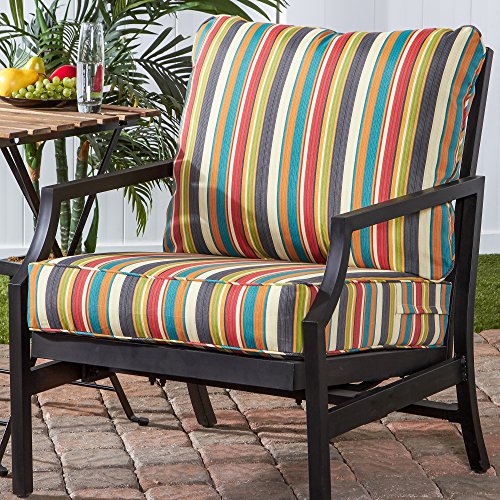 Greendale Home Fashions AZ7820-SUNSET 2-Piece Outdoor Deep Seat Cushion Set thumb #1
