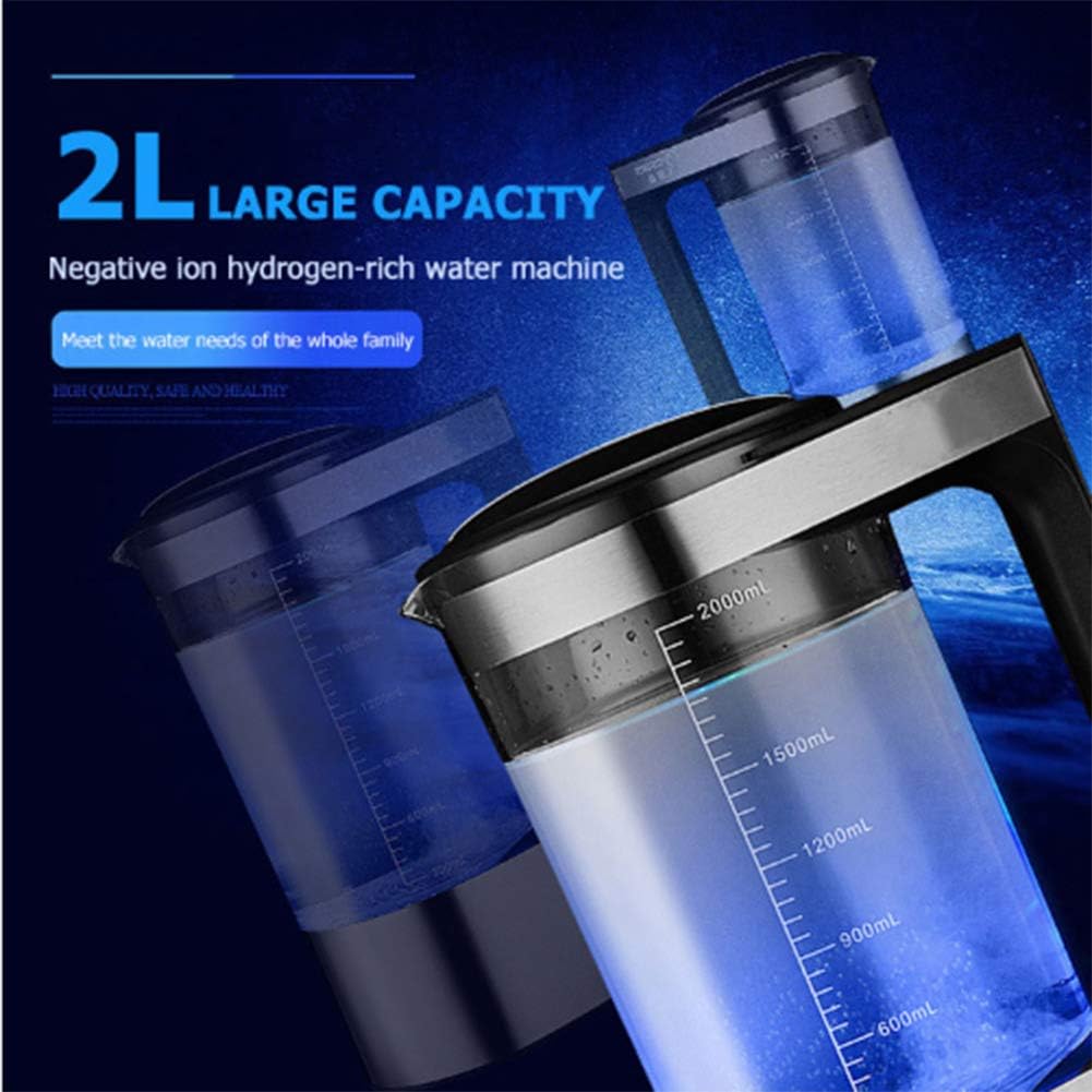 2L Electric Kettle Water Filter Rich Hydrogen Water Bottle Alkaline
