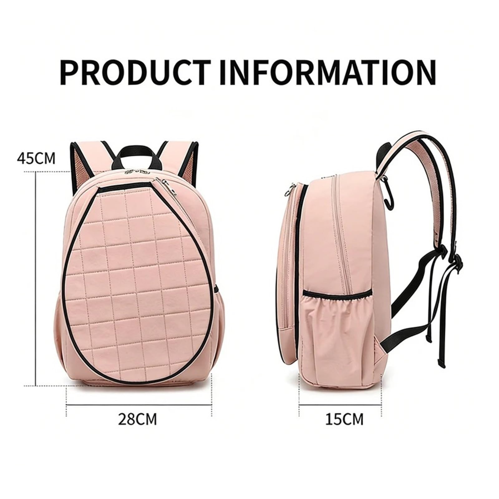 Raquetero Tenis Mochila for Raqueta De Tenis con Compartimento for Zapatos for Hombre Y Mujer, Bolsa Bádminton Squash, Impermeable, Deportiva