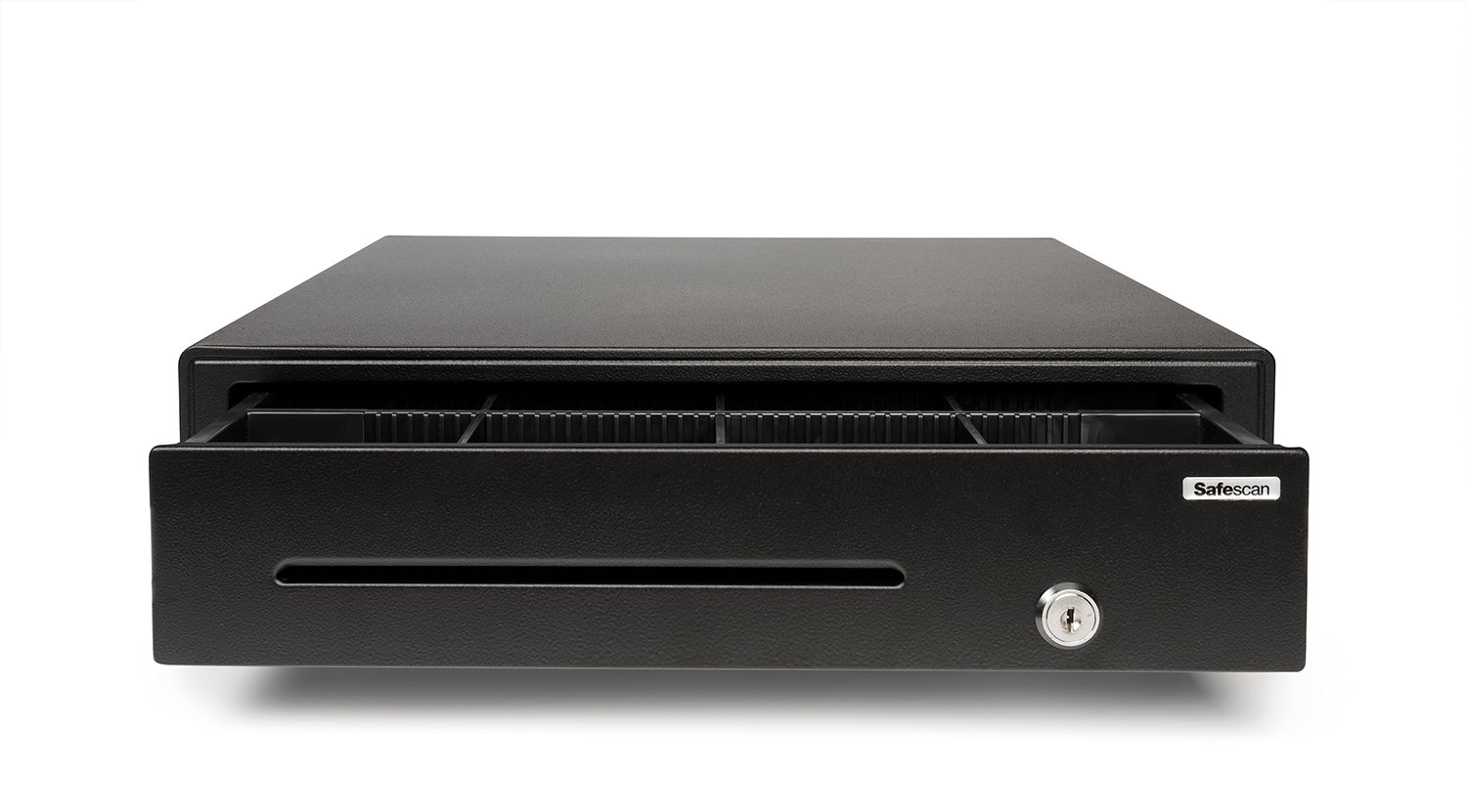 Safescan SD-4141 cassetto per soldi conserva i contanti - Cassa cassetto con 4 scomparti per banconote e 8 per monete - Connessione RJ-12 - Cassetto registratore di cassa 41 x 41,5 x 11,5 cm