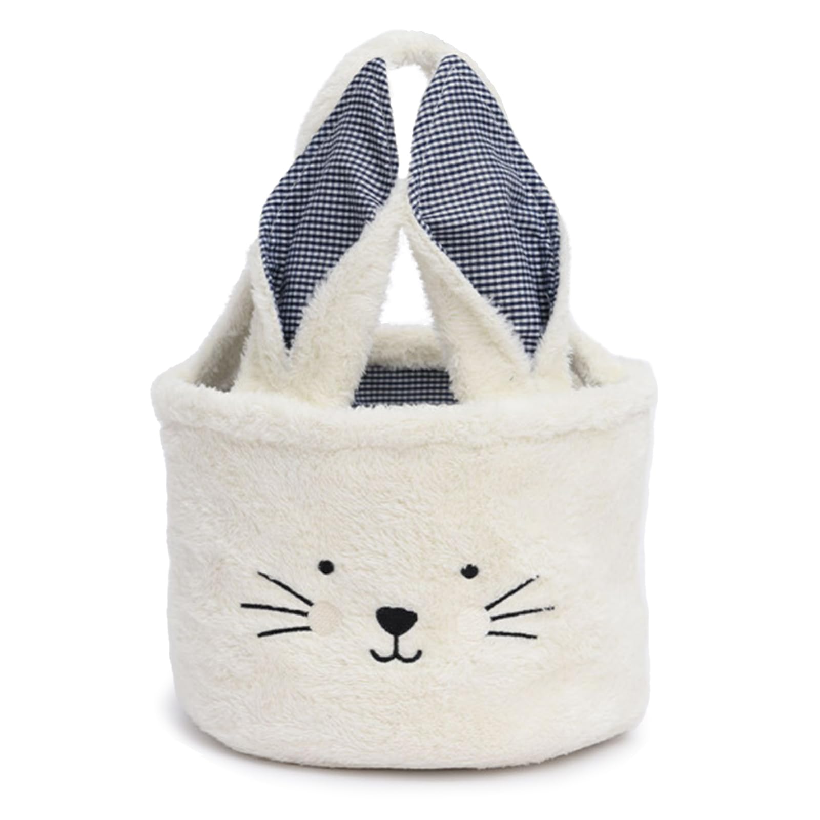 3 Cestini Pasquali In Feltro Con Orecchie Da Coniglio | Porta Caramelle Per Bambini | Regalo Di Pasqua