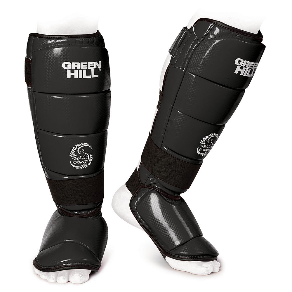 GREEN HILL PARATIBIA Spirit PARATIBIE Kick Boxing Boxe Nero Rosso Protezione Muay Thai