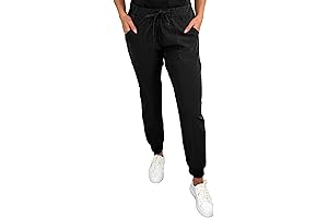 Women's Ultra-Comfy 5-Pocket Jogger Scrub Pants for Nurses