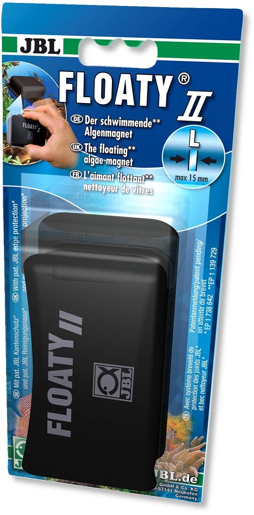 JBL Floaty II Aimant pour Aquariophilie Taille L, 1 Unité (Lot de 1)