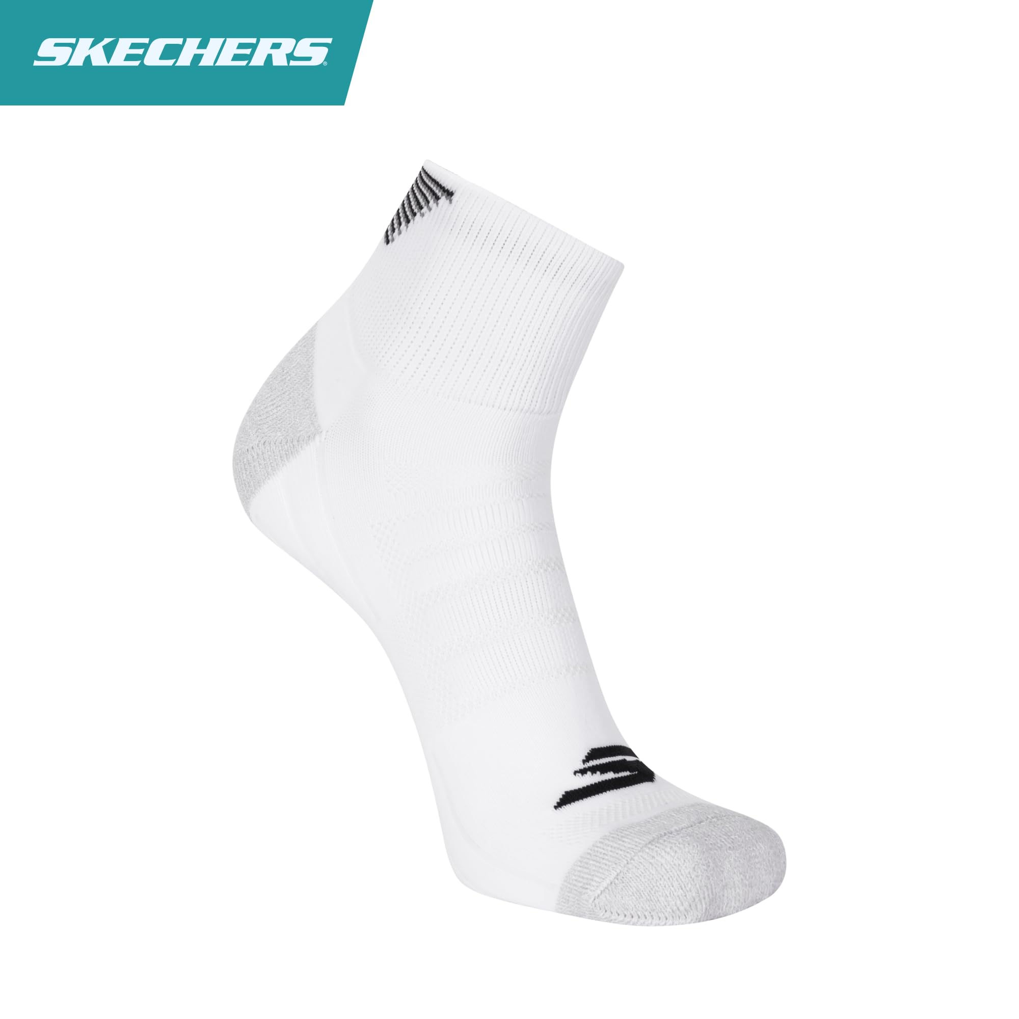 Skechers skarpety Mężczyźni 3-pack Performance Golf Quarter Crew Socks, Odor Control & Mesh Ventilation