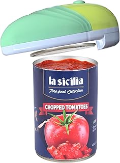 Kitchen Gadgets Can Opener Electric: Automatic Opens Cans with One Button Press - Smooth Edge Food-Safe Magnetic Catches C...