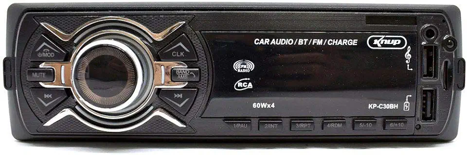 Knup Rádio Automotivo Bluetooth 60w X4 Usb Sd Aux Quick Charger Kp-C30BH, Preto