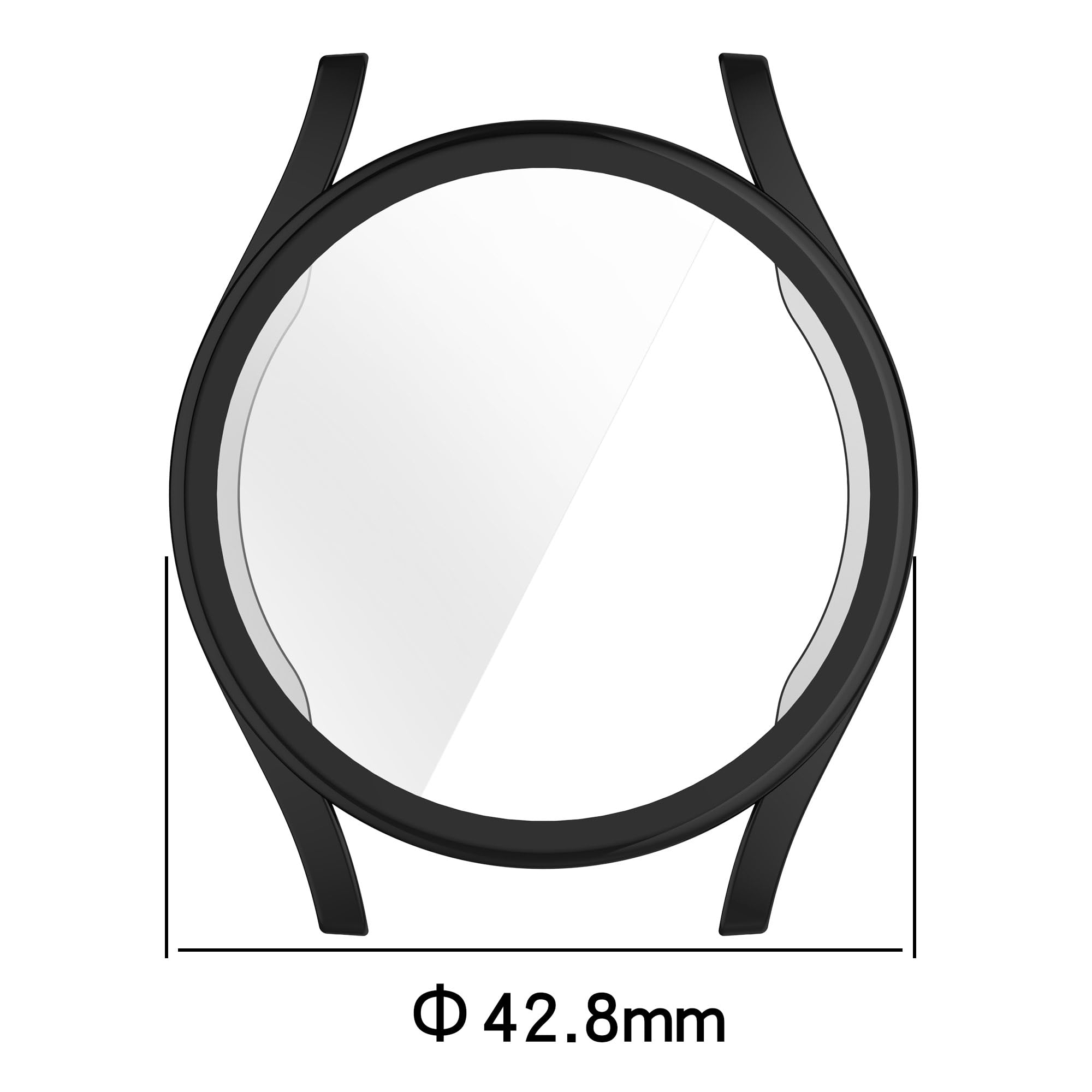 Compatible for Samsung Galaxy Watch 7 40MM 44MM Case Soft Plated TPU Protective Bumper Cover Case for Samsung Galaxy Watch 7 Smartwatch Accessories (40MM)