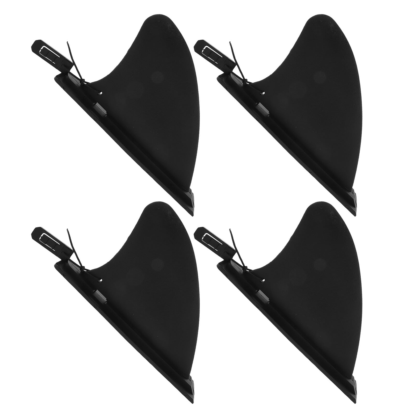 4 Piezas Aletas de Repuesto para Tabla Paddle Surf Quillas Inflables con Diseño Hidrodinámico y Sistema de Inserción Rápido Resistentes y Estables para Kayak y Surf