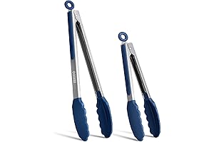 Multipurpose Kitchen Cooking Tongs Set for Effortless Grilling and Cooking