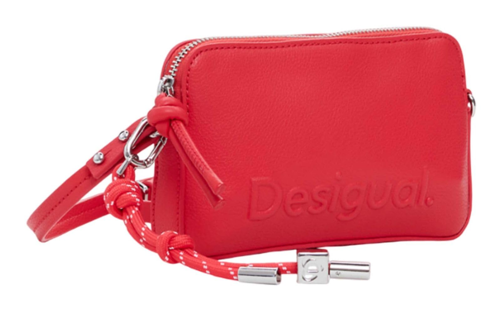 Desigual bolso bandolera Julia Crossbody Bag Coral