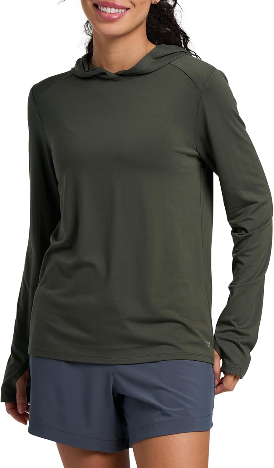 Free Fly Women's Shade Hoodie II - UPF 50+ Sun Protection Clothing Women’s Sun Shirt, Bamboo Viscose Hooded Shirt for Women