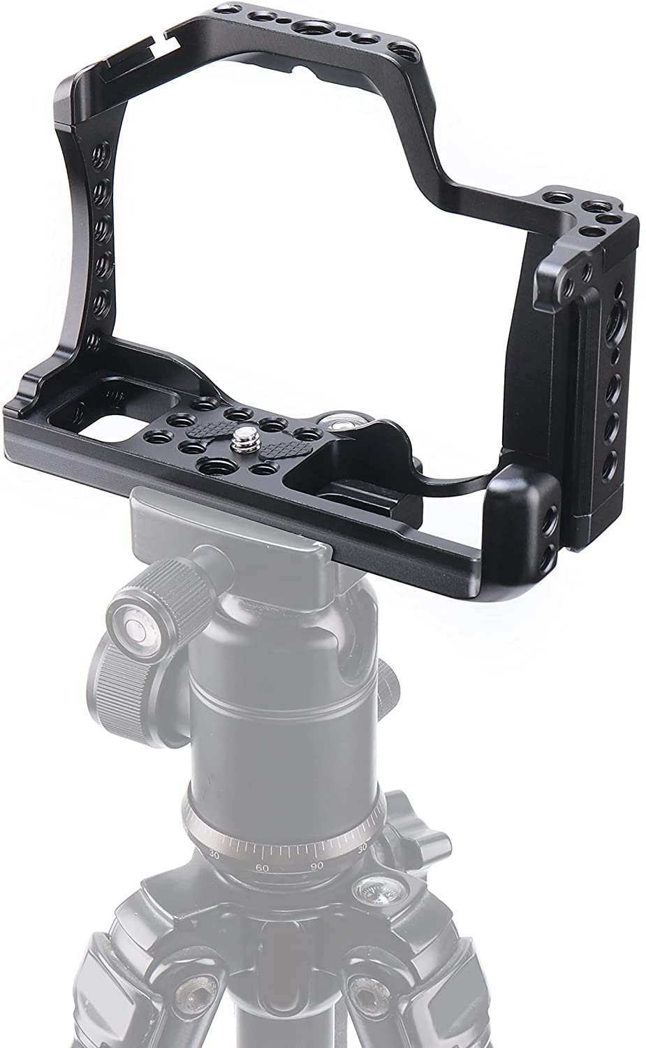 Gabbia Per Fotocamera Hersmay Per Canon EOS M5, M50 E M50 Mark II – Accessori Per Monitor, Microfono, Luci, Con Viti Rapide 1/4 E 3/8