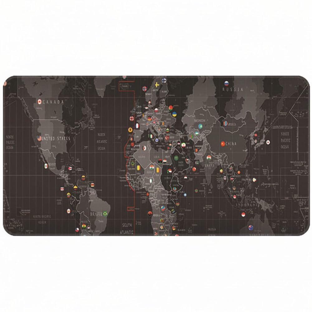Tapis de souris gaming pour bureau maison avec surface imperméable grand format