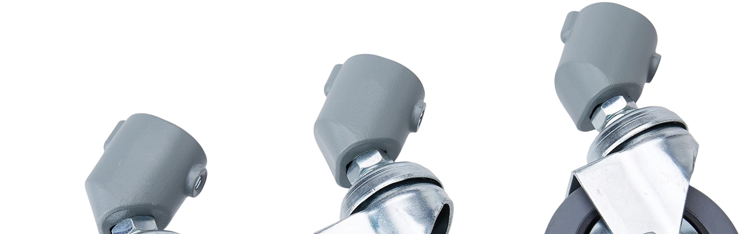 Manfrotto 109 80 mm Lenkrolle ohne Bremsen für alle 22 mm Beindurchmesser – 3 Stück