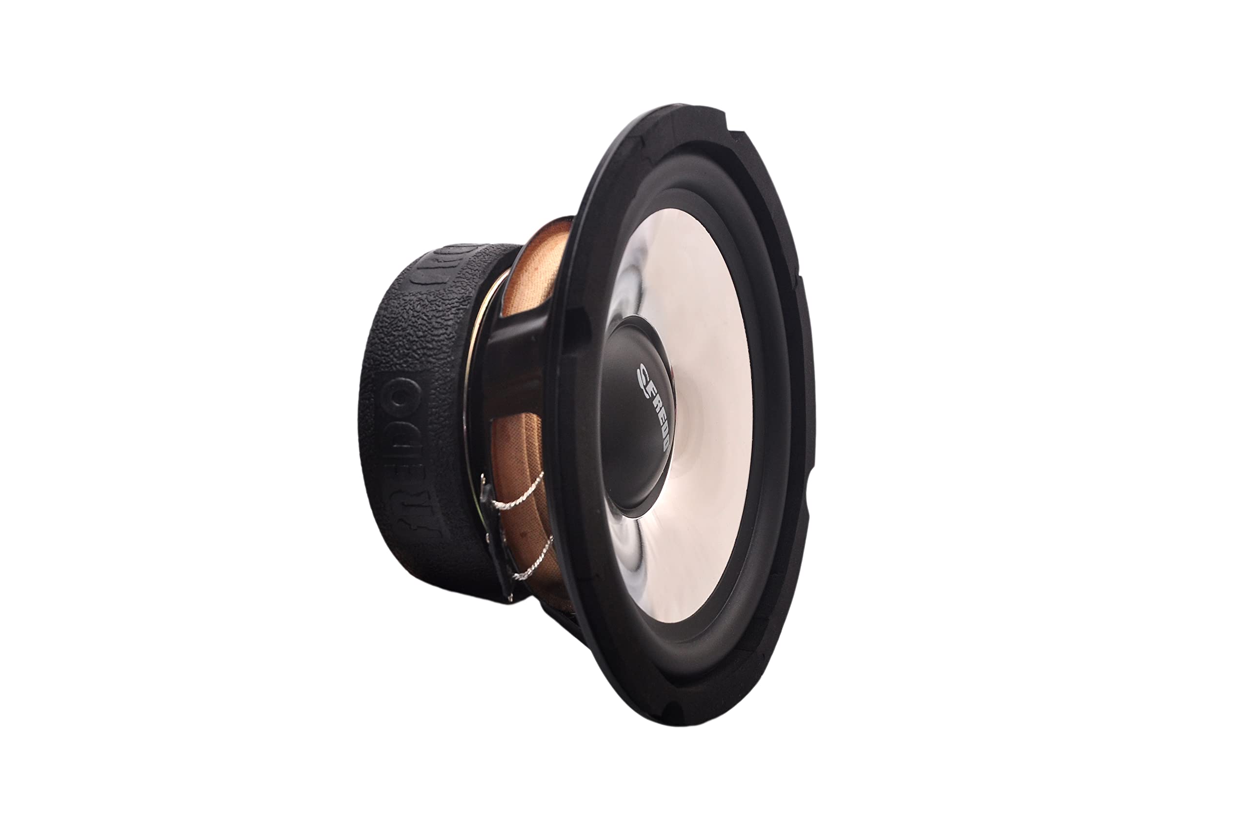 FREDO 6.5 inch Full Range wired Speaker - 8 Ohm/RMS 46W - Shiny Silver