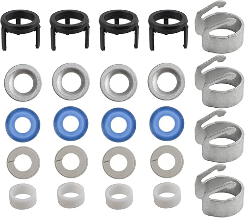 Miniatura 2 de MOTOALL 06J998907A Kit de reparación de sello del inyector de combustible del motor para A3 A4 A5 Q3 TT Quattro Paquete de 4