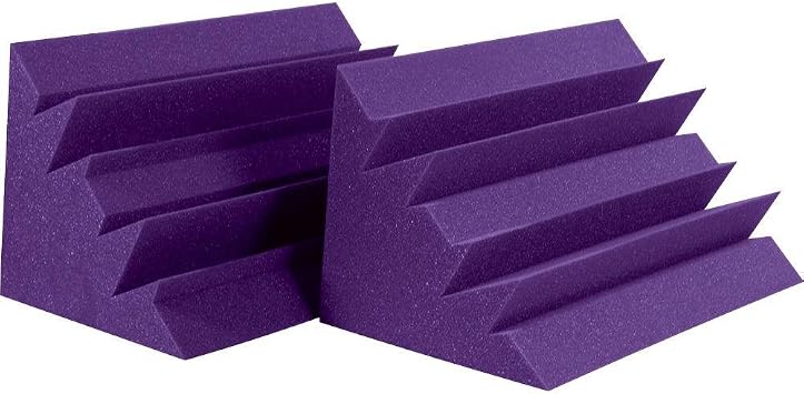 Auralex LENPUR LENRD Bass Traps in Purple 8-12x12x17 Triangular; 24 Long