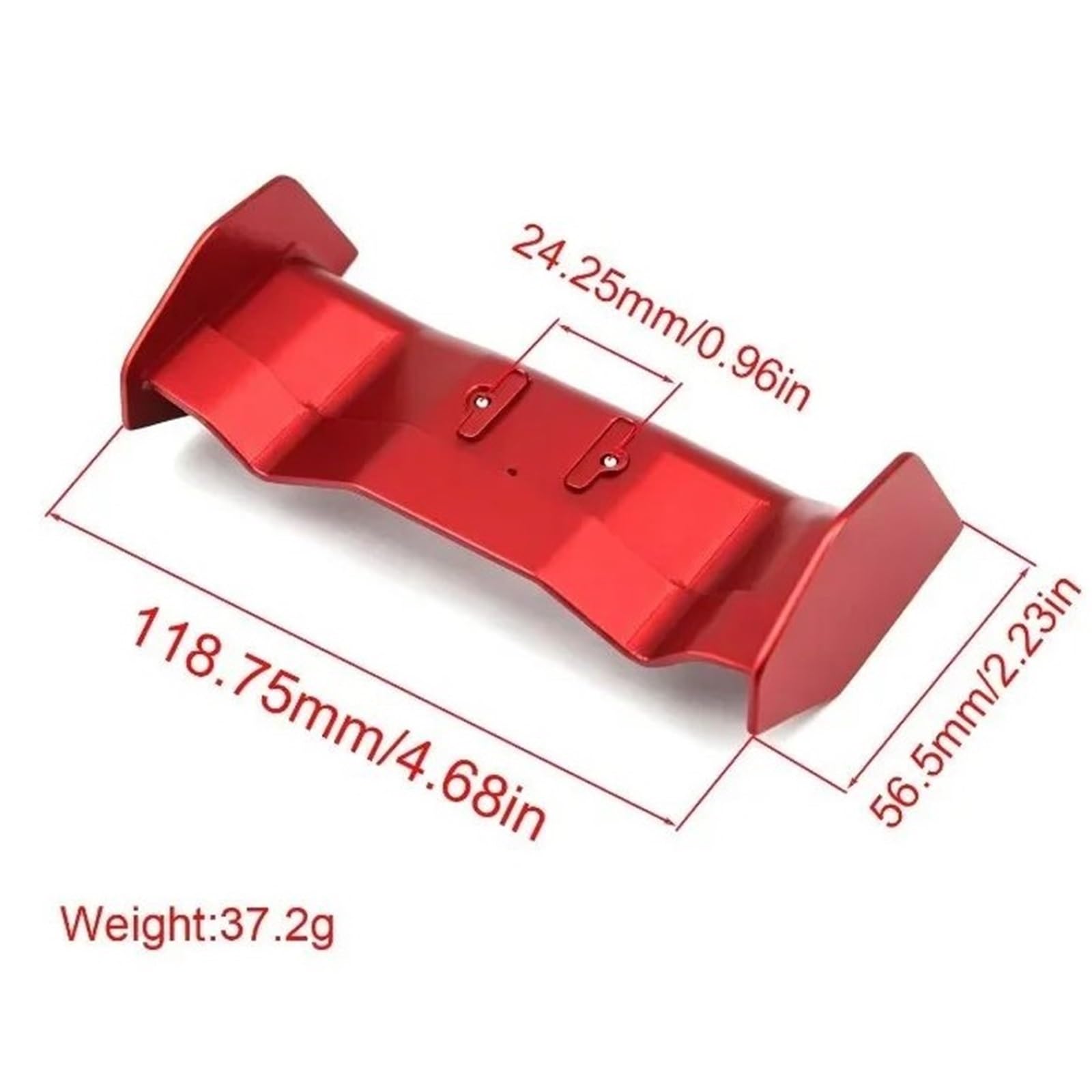 ala Trasera Aluminio para ARRMA para Mini para Kraton 3S 1/16 RC Piezas para RC