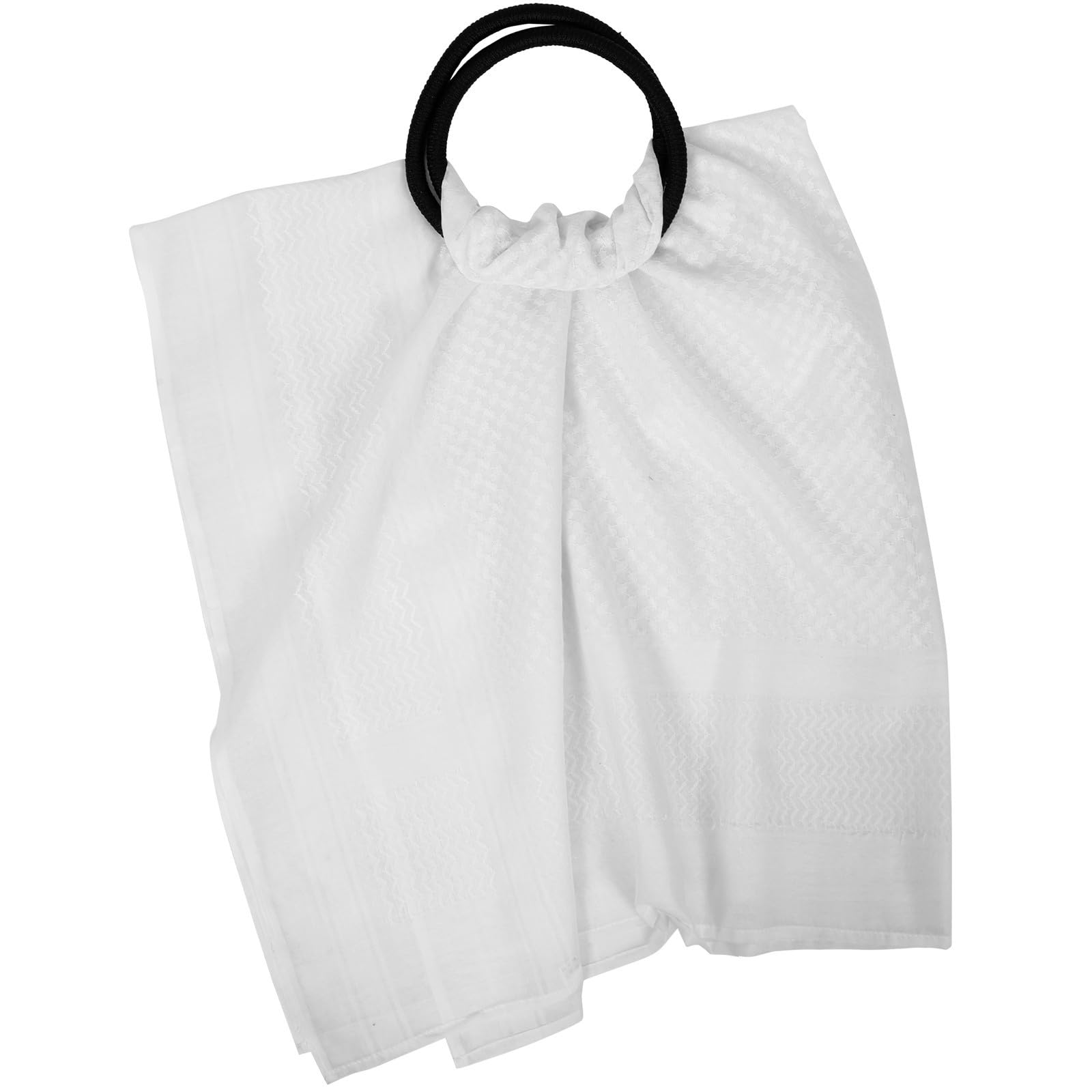 Pañuelo árabe de diseño clásico y poliéster blanco resistente 8