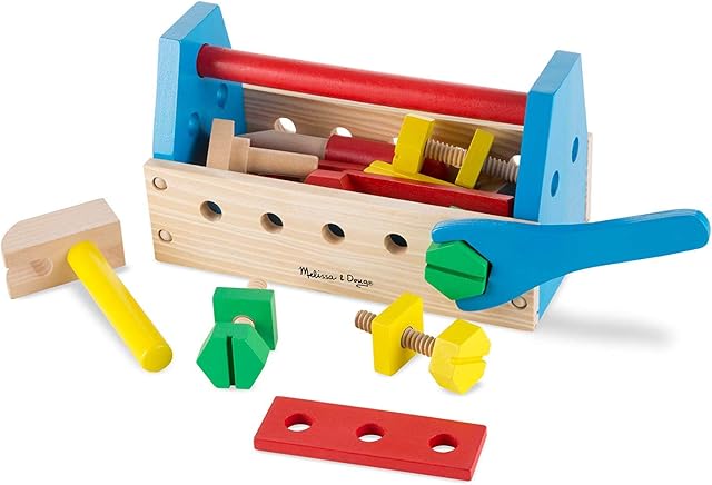Melissa & Doug Take-Along Tool Kit | Pretend Play | Play Set | 3+ | Gift for Boy or Girl