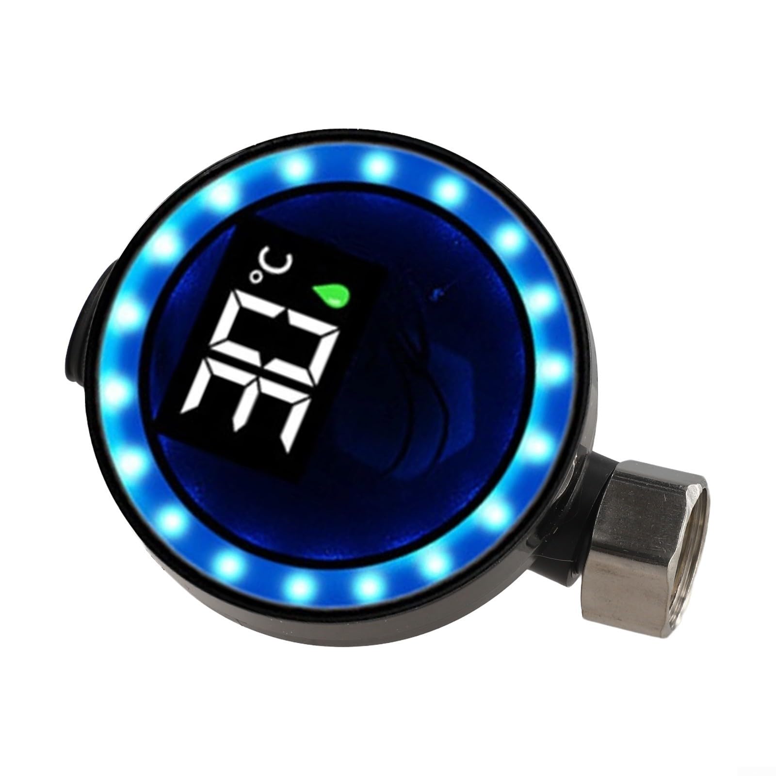 Wasserthermometer, Wasserbetriebenes LED-Duschthermometer mit Echtzeit-Wärmeüberwachung