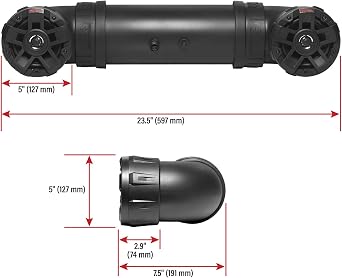 BOSS Audio Systems UTV4B ATV IPX5 Powered Bluetooth 4 Inch Speakers, Tweets