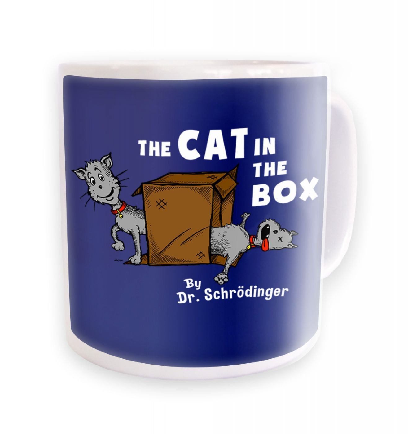 Geeky Mugs By Big Mouth Cat In The Box Dr Schrodinger Mug