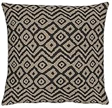 APELT Kissenhülle KONTA Farbe 89, moderner und extravaganter Kissenbezug, hochwertige und edle Zierkissenhülle mit eingewebtem elegantem Muster, aufwendige Jacquard Webung in Braun, Größe 40x40 cm
