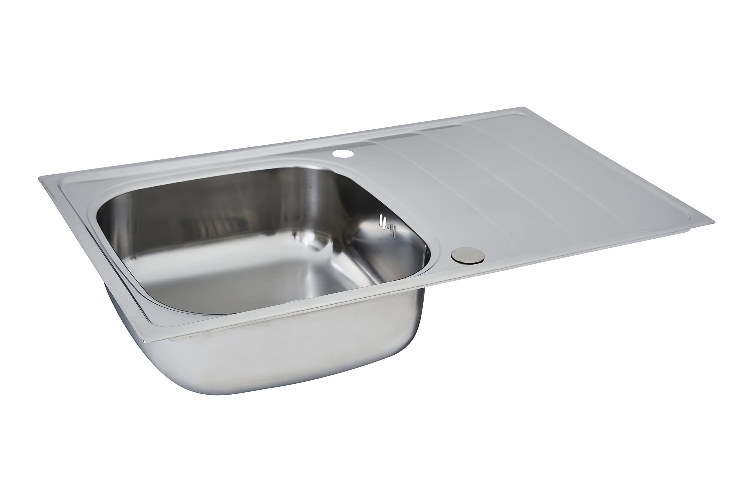 Respekta Miami Fregadero, inox, 86x50 cm, 1 cubeta