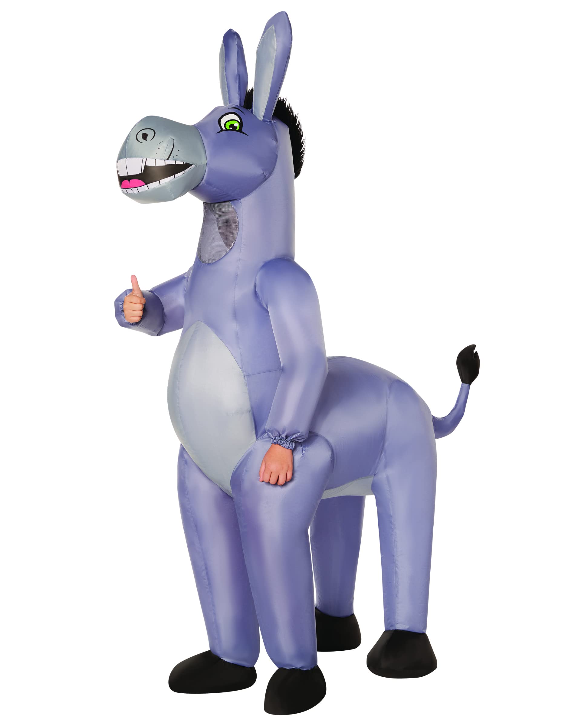 Spirit HalloweenKids Inflatable Donkey Costume | Funny Halloween Costume | Blow Up Costume | Fan Operated Outfit