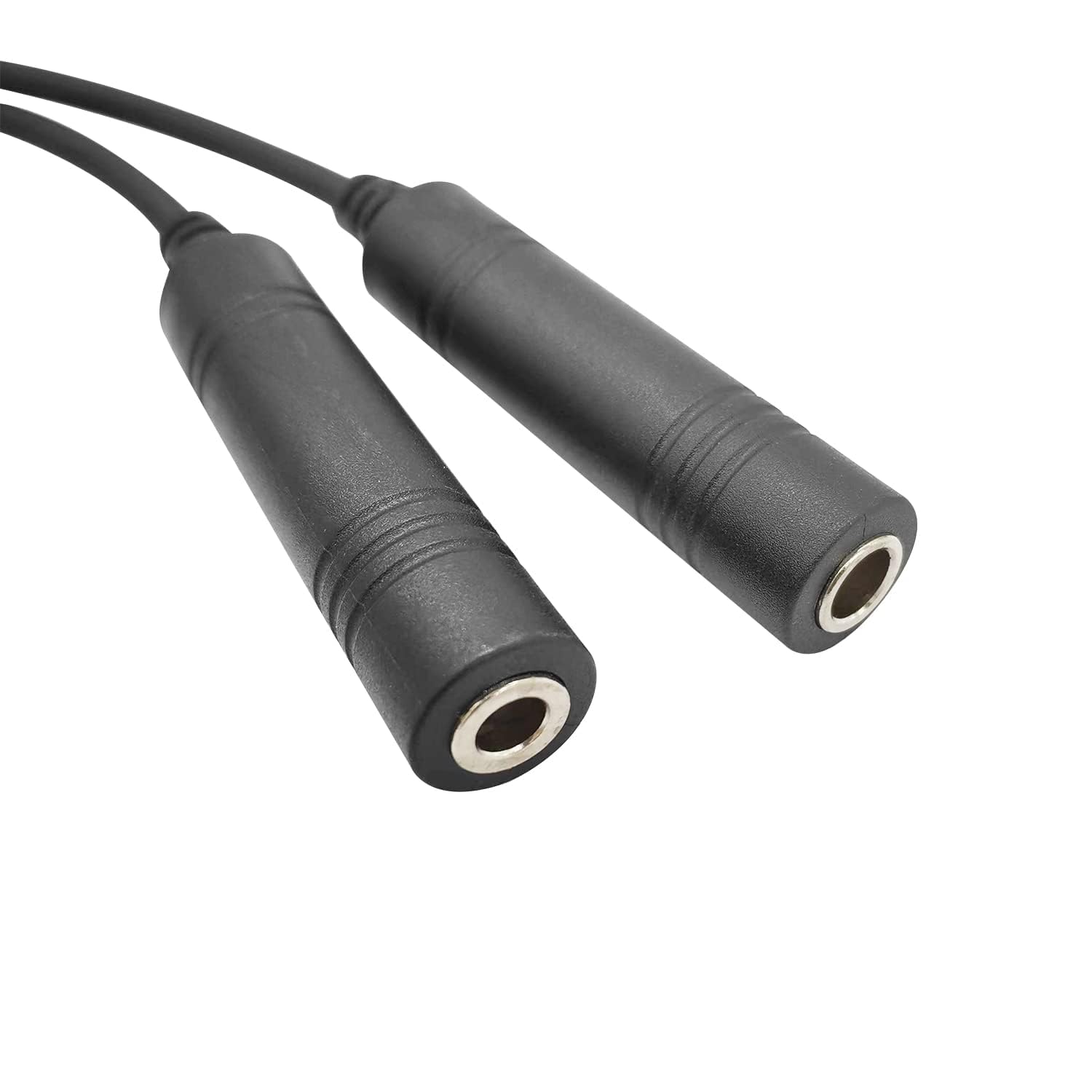 WODASEN Doppio connettore GA (3/16" spina microfono (PJ-068) e 1/4" (PJ-055) spina altoparlante) Generale Aviation Headset a Lemo 6 pin Bose A20 A30 Cuffie Cavo adattatore per cuffie pilota