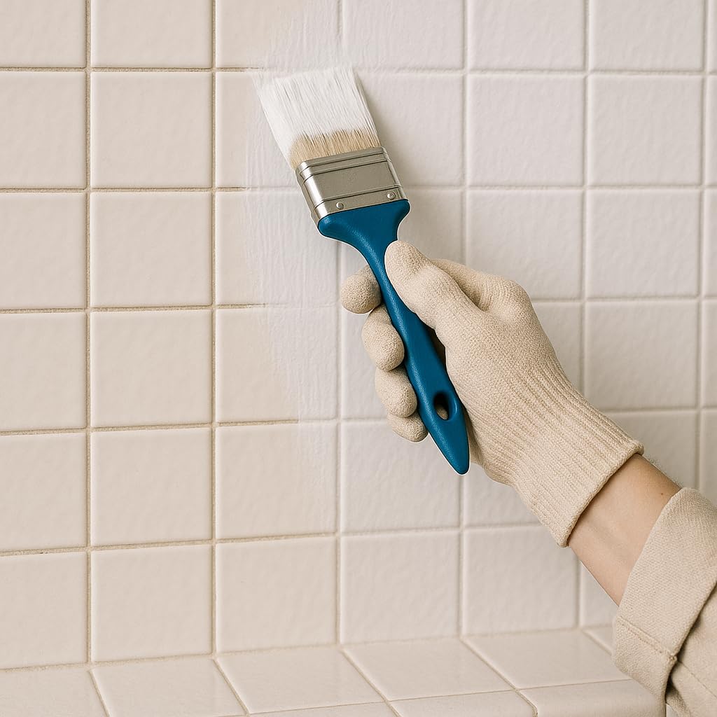 Esmalte especial Azulejos para Cocina y Baños. Color Blanco Brillo. Base agua. IndustriasKolmerSA 750 ml